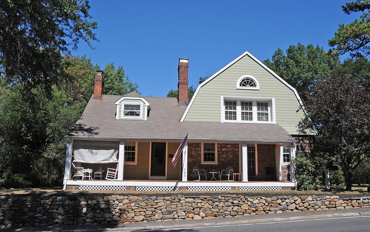 The historic Van Blarcom-Jardine House in Wyckoff, New Jersey